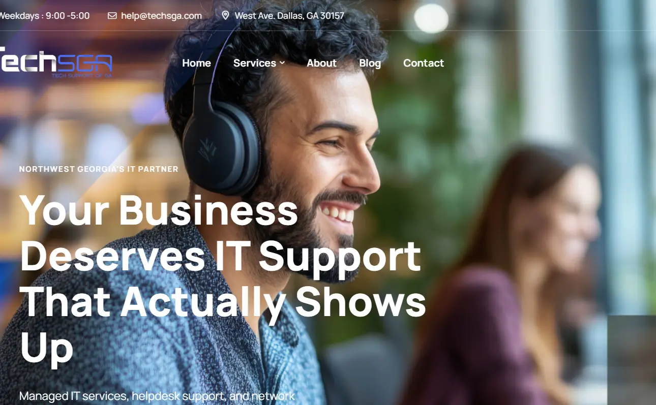 TechSGA Website home page