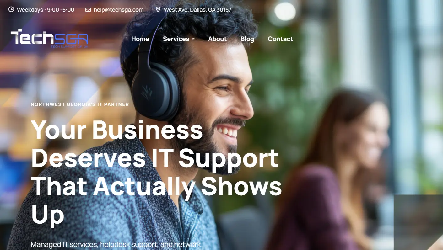 TechSGA Website home page